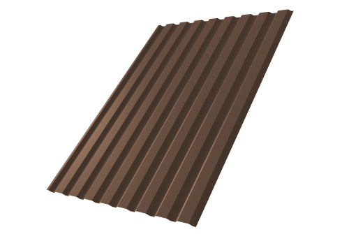 Профнастил С20A 0,4 PE-double RAL 8017 шоколад