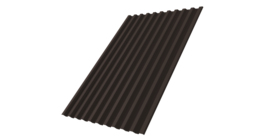 Профнастил С21R Grand Line 0,5 Atlas X RR 32 темно-коричневый