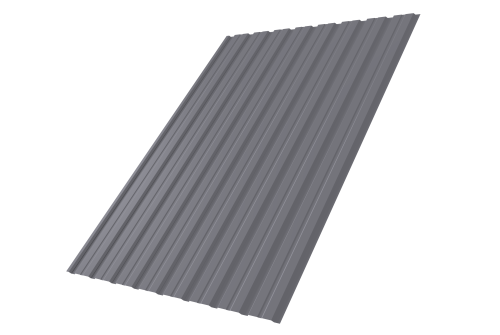 Профнастил С10В 0.7 PE RAL 7004 сигнальный серый