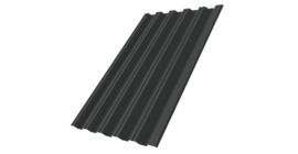 Профнастил НС35R Grand Line 0,5 PurLite Matt RAL 7016 антрацитово-серый