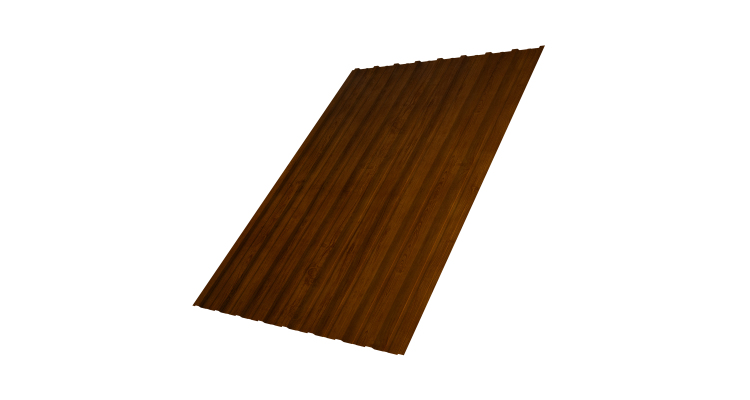 Профнастил С10A 0,45 Print Premium Golden Wood Intense FTC