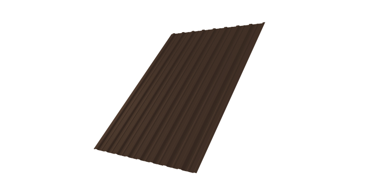 Профнастил С10A 0,45 Drap-double TX RAL 8017 шоколад