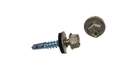 Саморез по металлу Daxmer 5,5х25 RAL 1015 (250) сверло №3